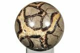 Polished Septarian Sphere - Madagascar #210179-1